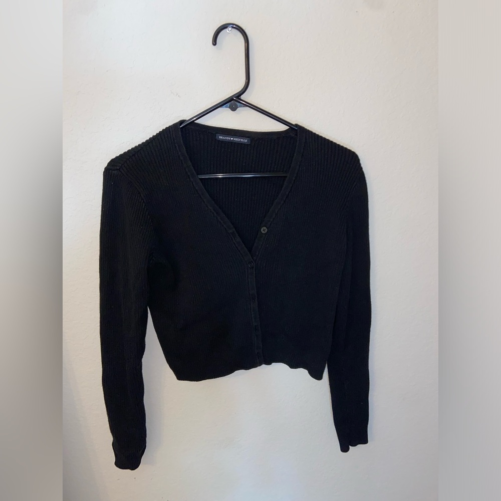 Brandy Melville ribbed button up cardigan